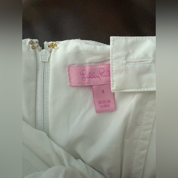 Lilly Pulitzer isadora white eyelet lace maxi dress size 4 - Picture 7 of 9